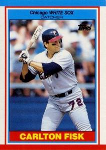 1989 Topps UK Minis Baseball Cards     026      Carlton Fisk